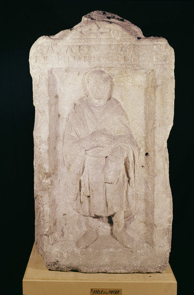 Detail of Funeral stela of a potter by Gallo-Roman Gallo-Roman