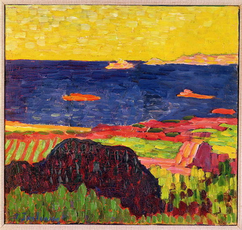 Detail of The Coast near Carantec. 1905-06 by Alexej von Jawlensky