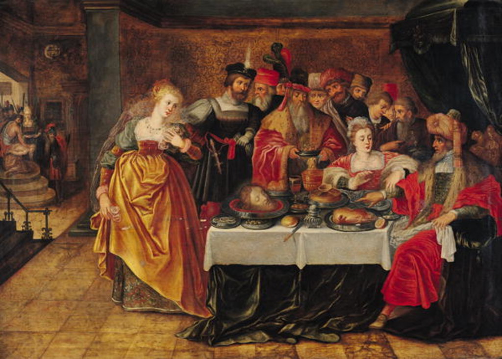Detail of The Feast of Herod by Italian School