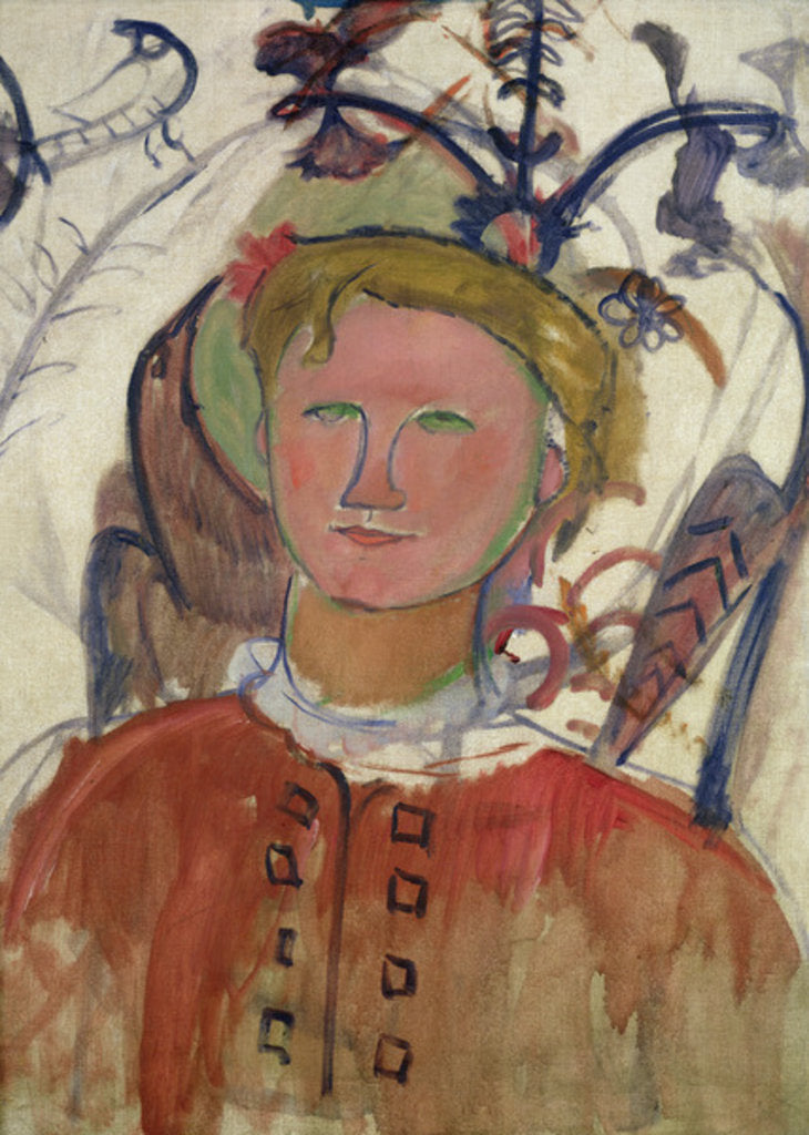 Detail of Marie Vassilieff by Amedeo Modigliani