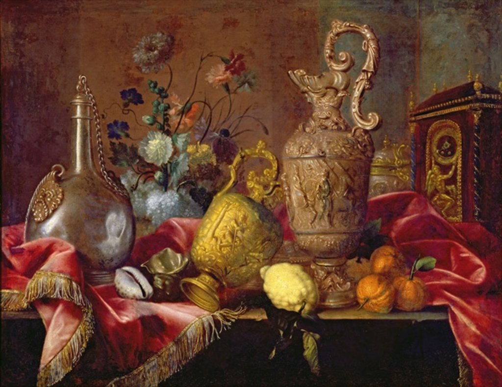Detail of Still Life by Meiffren Conte