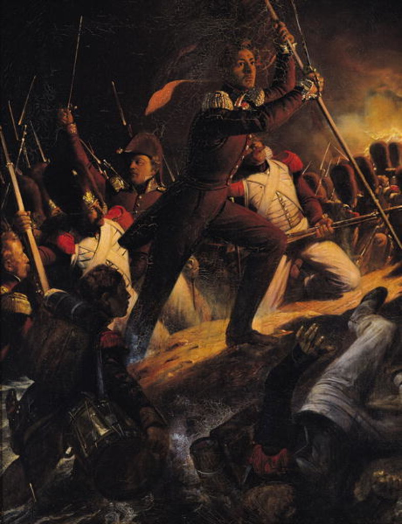 Detail of Charles-Amedee-Albert de Savoie, Prince de Carignan Leading the Assault at the Siege of the Trocadero, 31st August 1823, 1828 by Hippolyte Delaroche