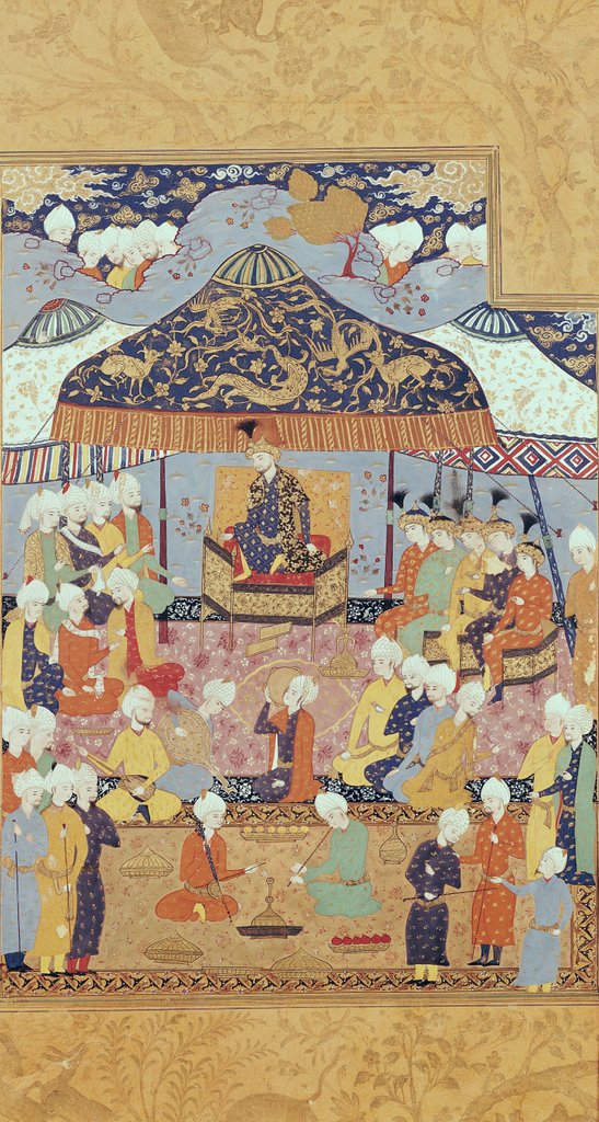Detail of A Princely Reception by Persian School