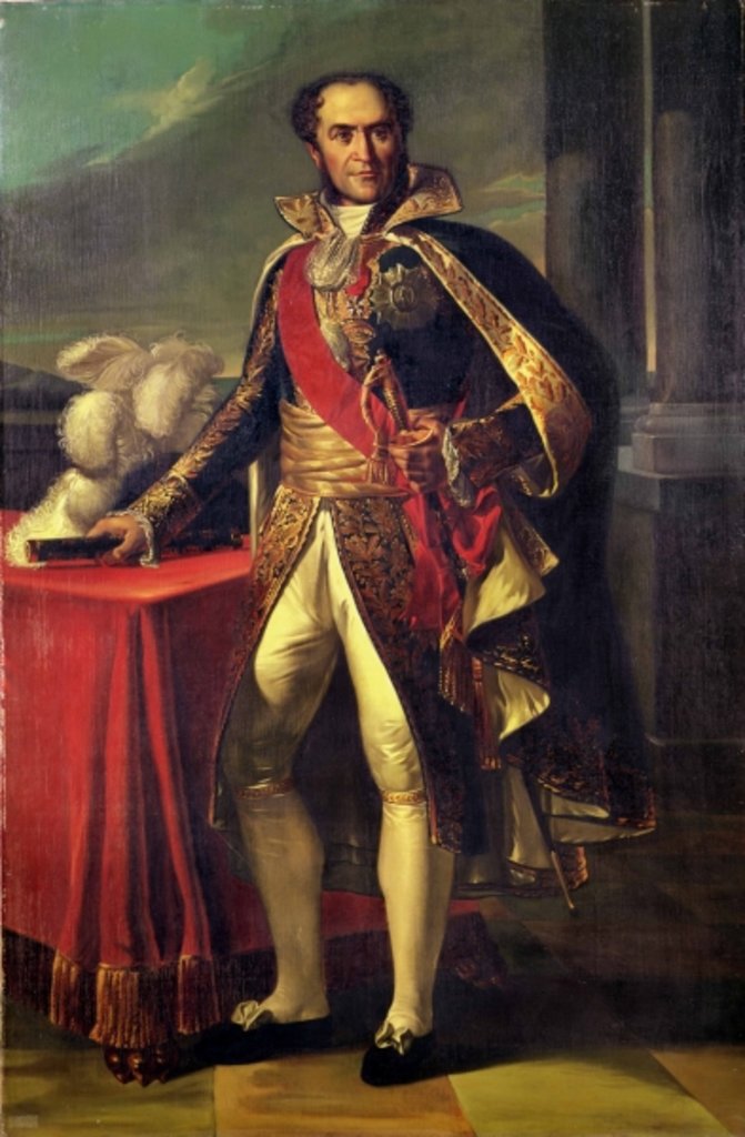 Detail of Guillaume Brune after a painting by Marie Guilhelmine Benoist by Eugene Battaille