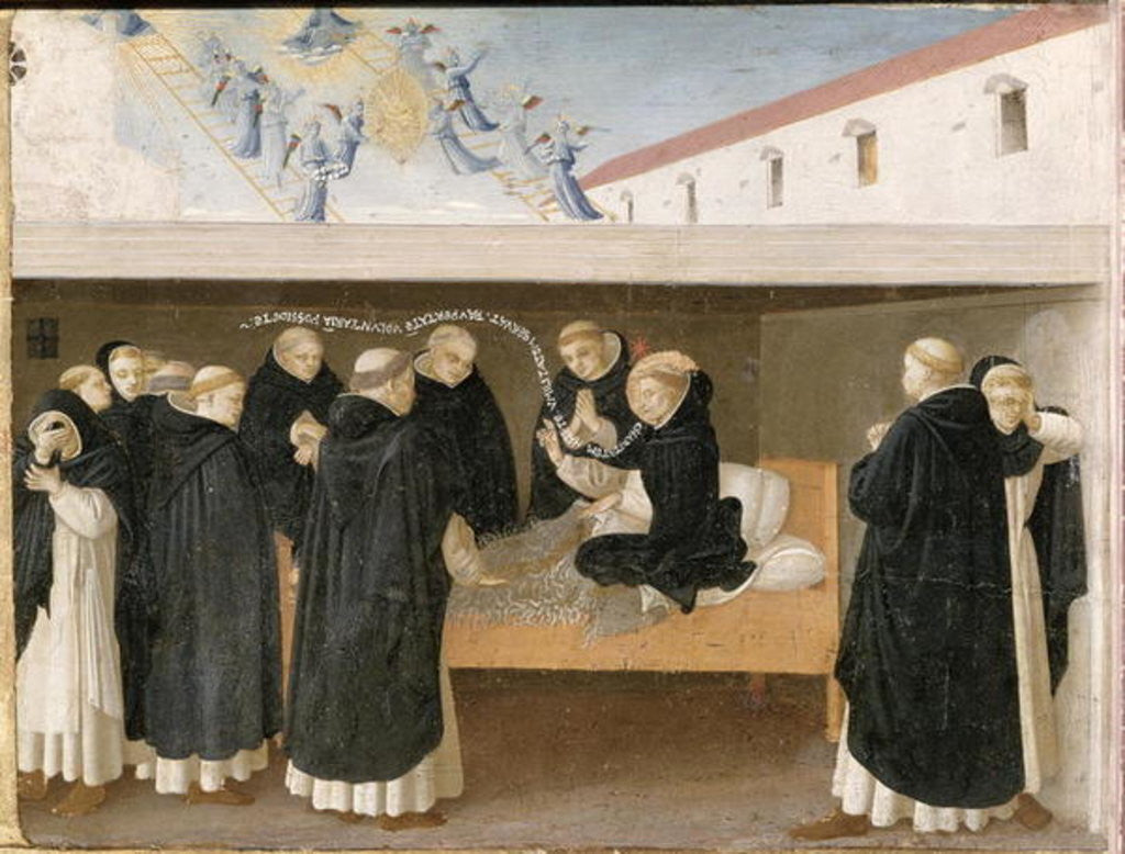 Detail of The Death of St. Dominic by Fra Angelico