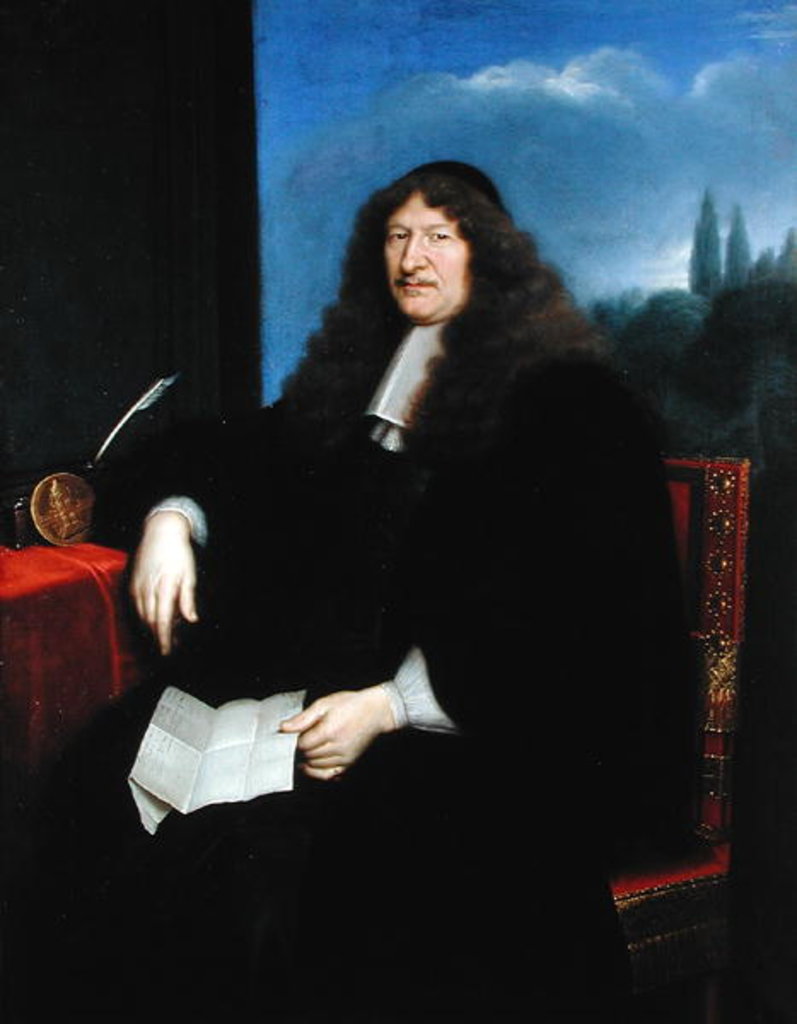 Detail of Jacques Tubeuf President of the Chambre des Comptes by Pierre Mignard