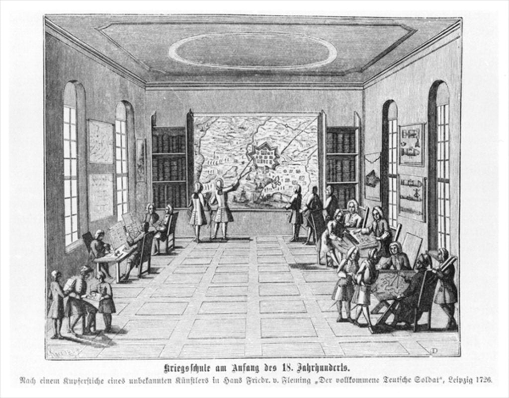 Detail of War school by German School