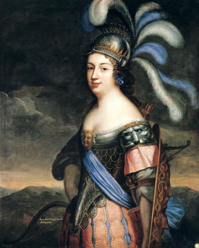 Detail of Anne de La Grange-Trianon Countess of Palluau and Frontenac by French School