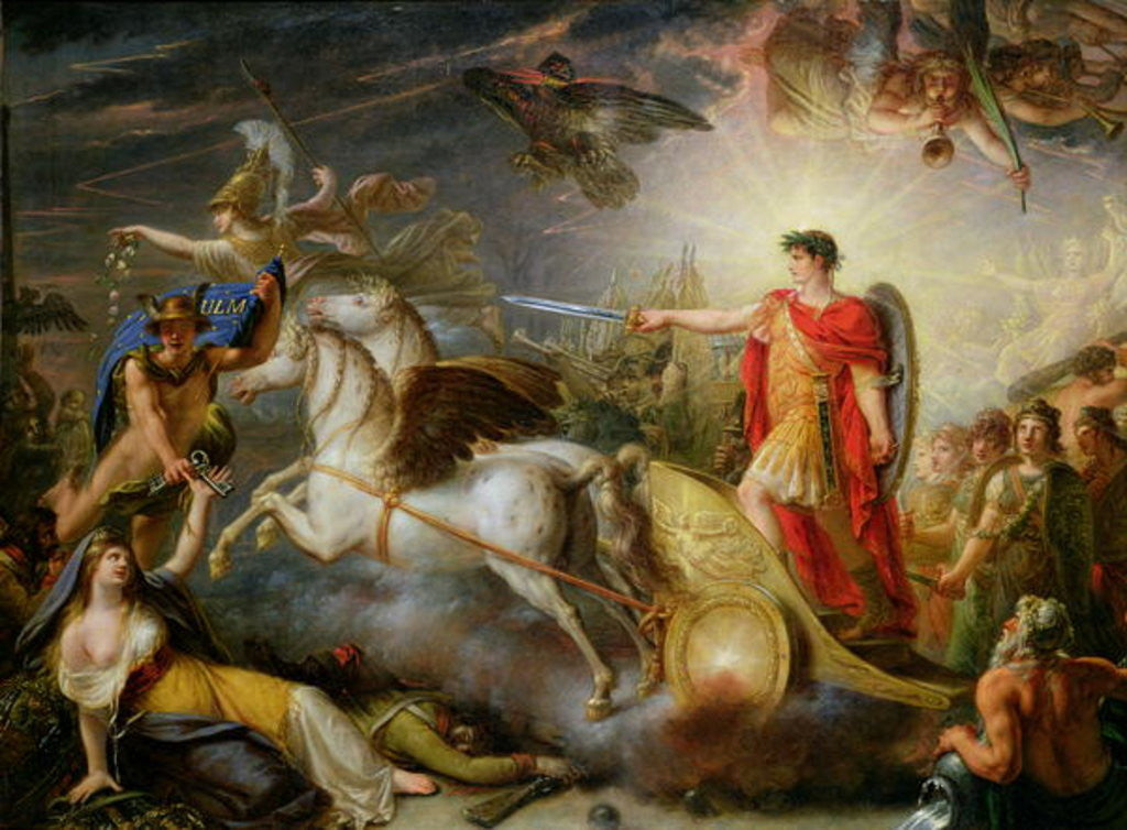 Detail of Allegory of the Surrender of Ulm by Antoine Francois Callet
