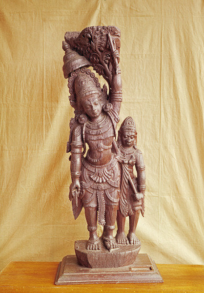 Detail of Sri Rama and Hanuman by Indian School