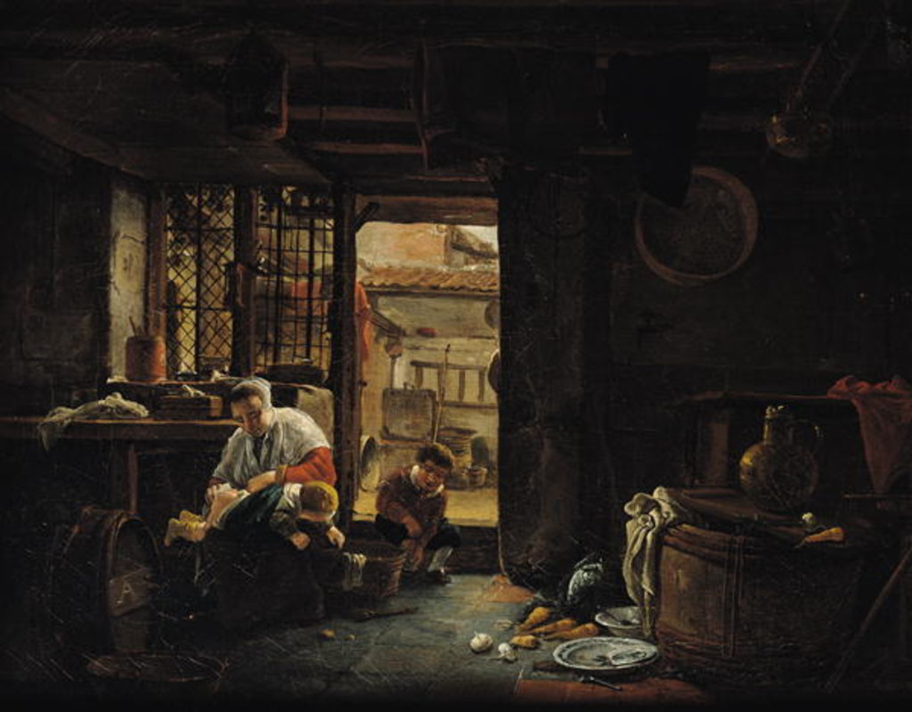 Detail of Rustic Interior by Thomas Wyck