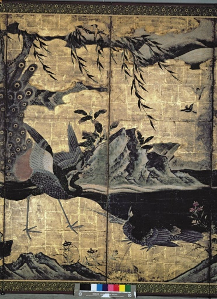 Detail of Birds and Flowers of the Four Seasons by Kano Soshu