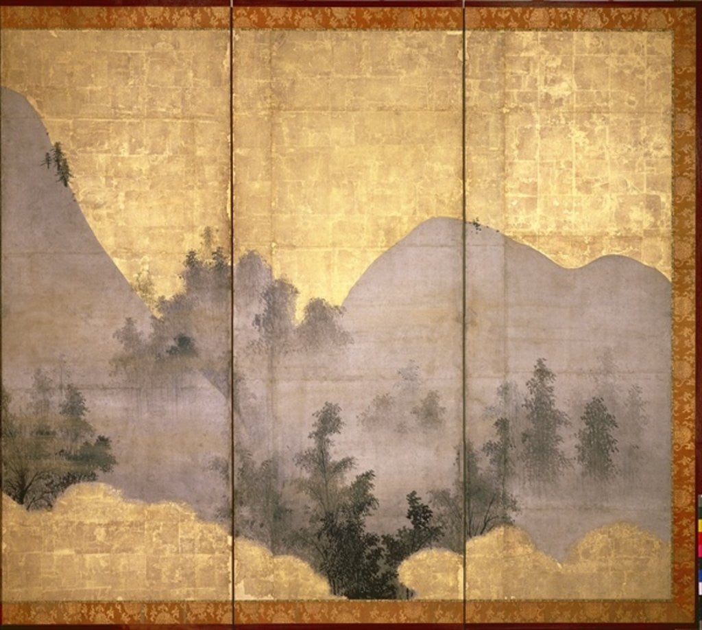 Detail of Summer Landscape by Linkoku