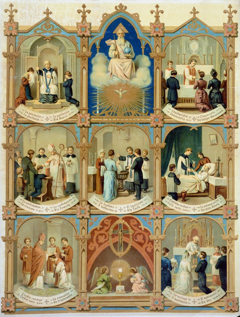 Detail of The Seven Sacraments by French School
