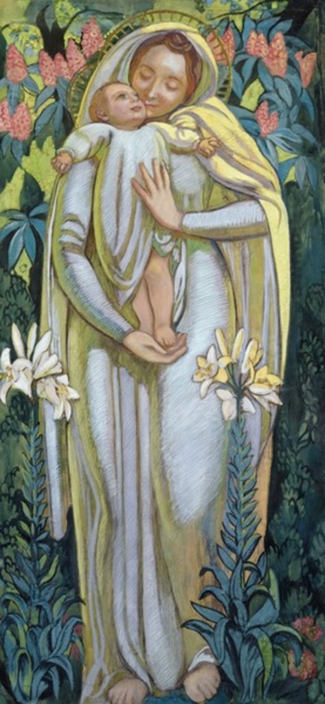 Detail of The Virgin with a Kiss, 1919 by Maurice Denis