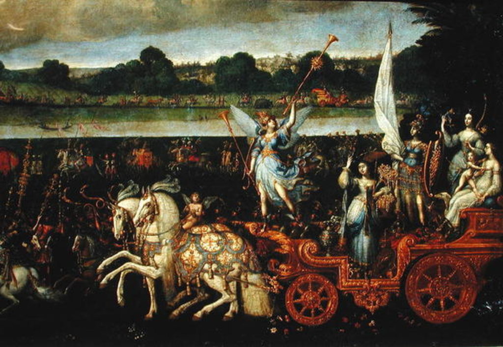 Detail of Earth, detail of the right hand side, c.1640-41 by Claude Deruet