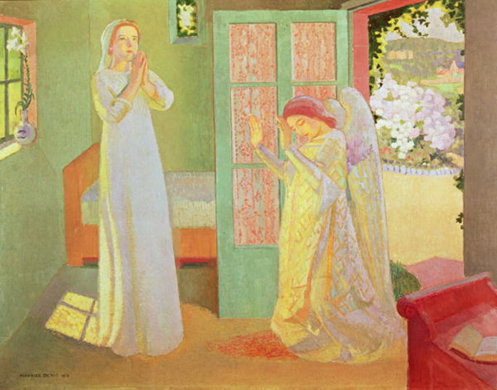 Detail of The Annunciation, 1913 by Maurice Denis