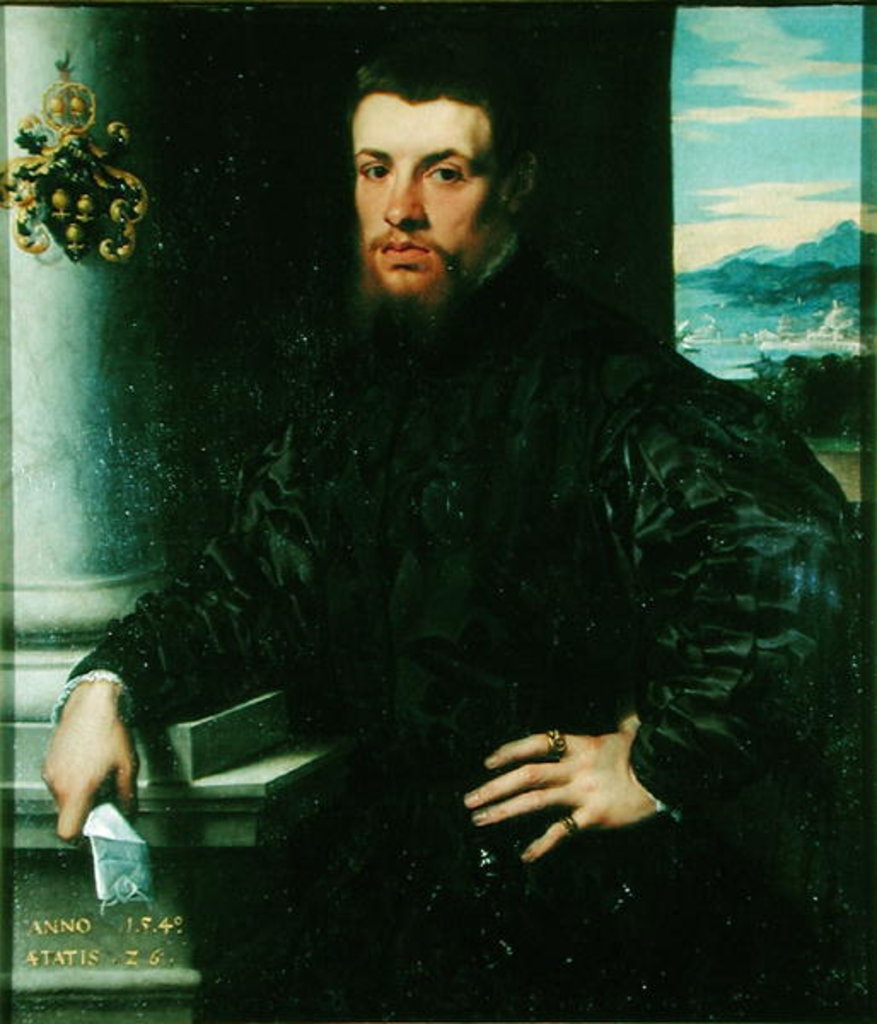 Detail of Melchior von Brauweiler 1540 by Jan Stephen Calcar