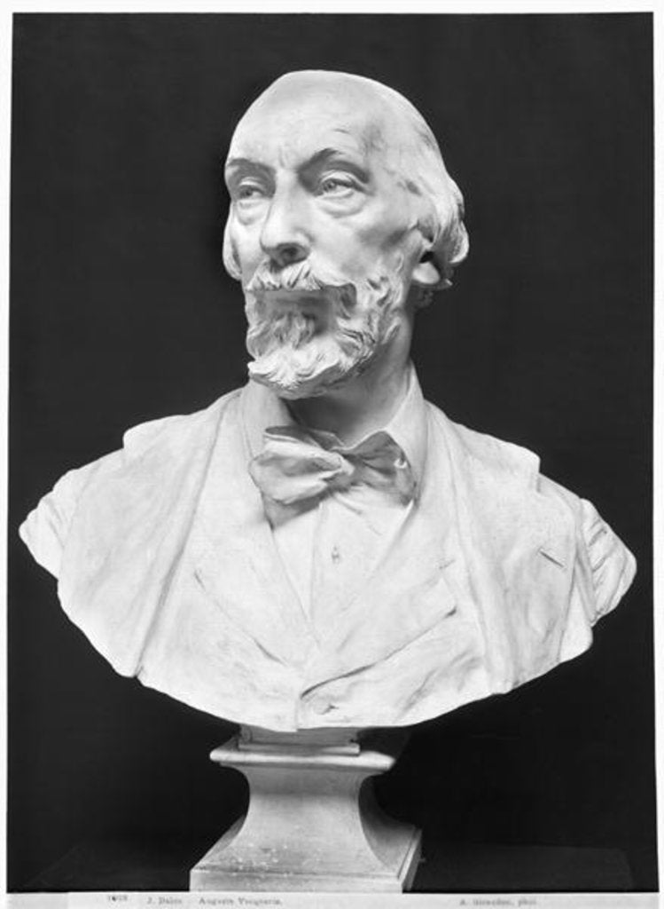 Detail of Bust of Auguste Vacquerie by Aime Jules Dalou