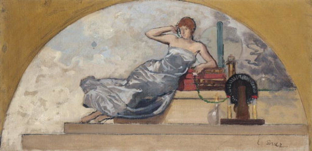 Detail of Physics, 1889 by Ernest Ange Duez