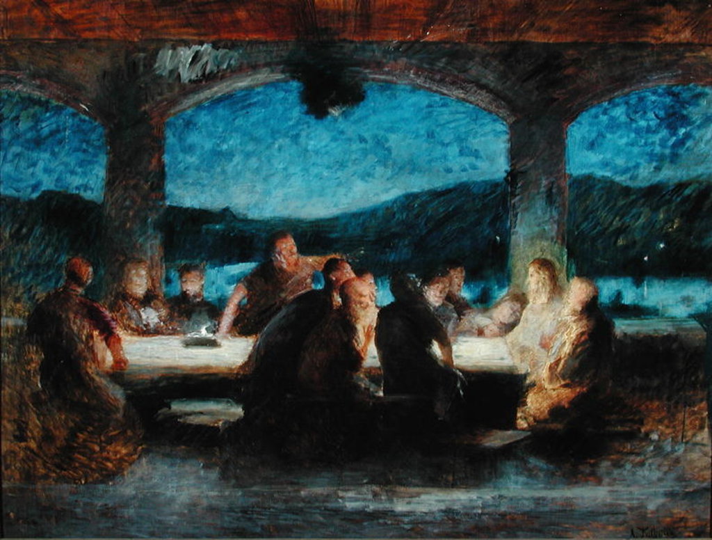 Detail of The Last Supper by Jean Alexandre Joseph Falguiere