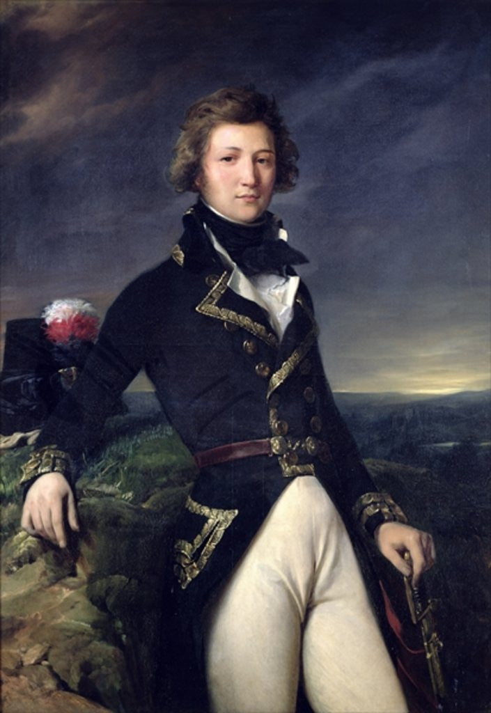 Detail of Louis-Philippe d'Orleans by Leon Cogniet