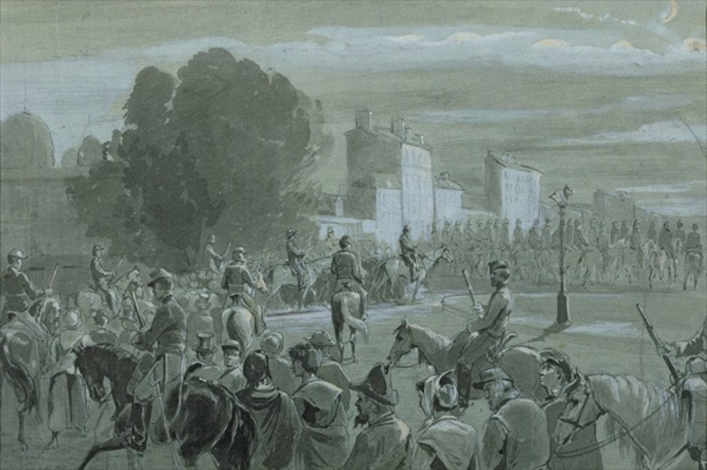 Detail of Communard Prisoners Escorted to Versailles by French School