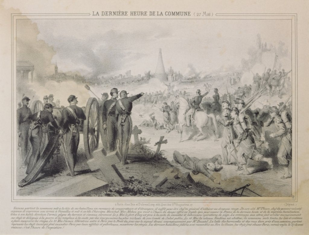 Detail of The Last Hour of the Commune, 27th May 1871 by French School