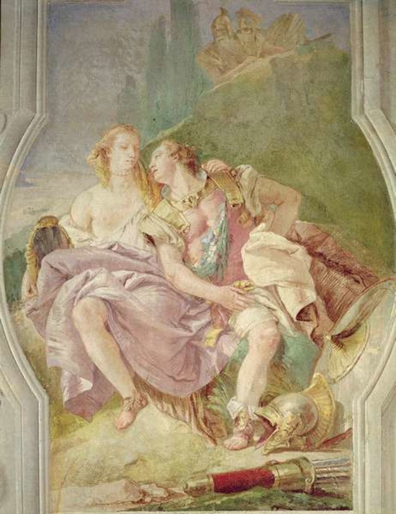 Detail of Rinaldo Enchanted by Armida by Giovanni Battista Tiepolo