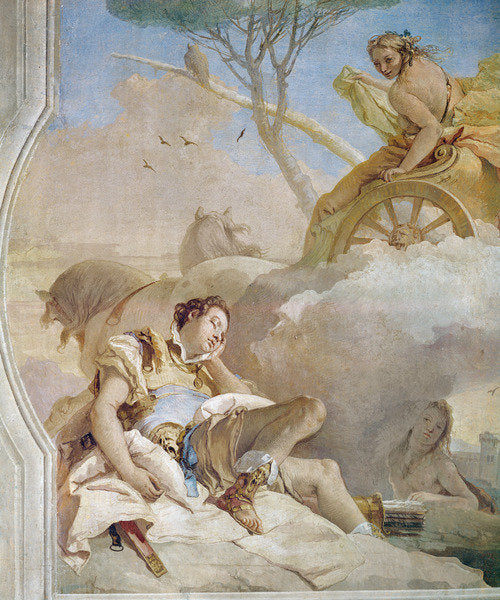 Detail of Armida Abducting theSleeping Rinaldo by Giovanni Battista Tiepolo