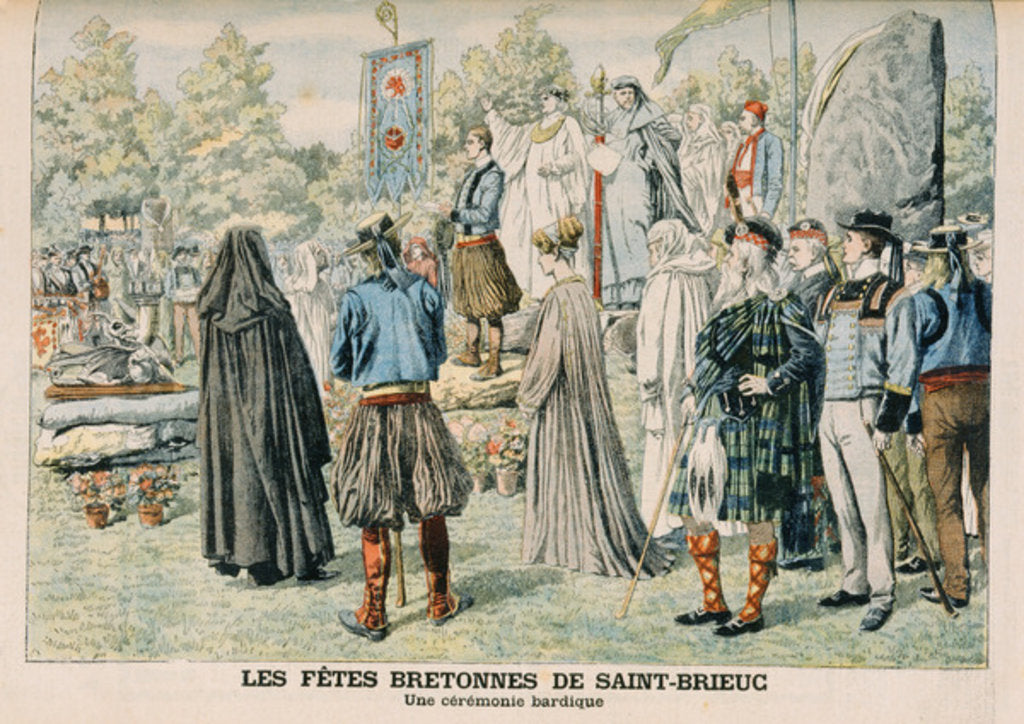 Detail of Bardic Ceremony at Saint-Brieuc, Brittany by French School