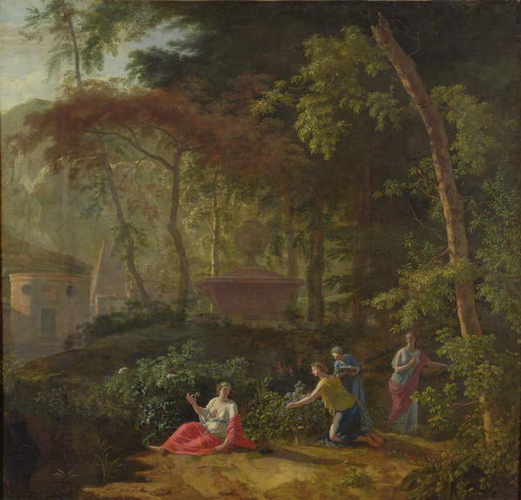 Detail of Landscape by Johannes (1646-c.1726) Glauber