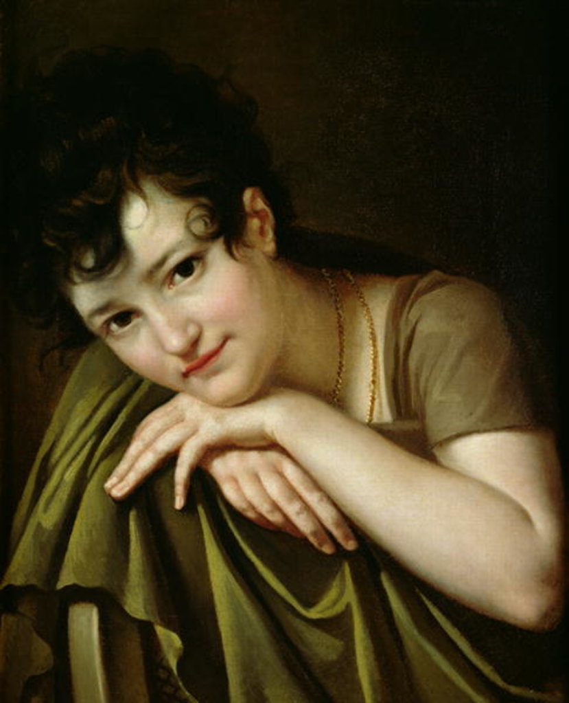 Detail of Portrait of a Woman by Thomas Henry