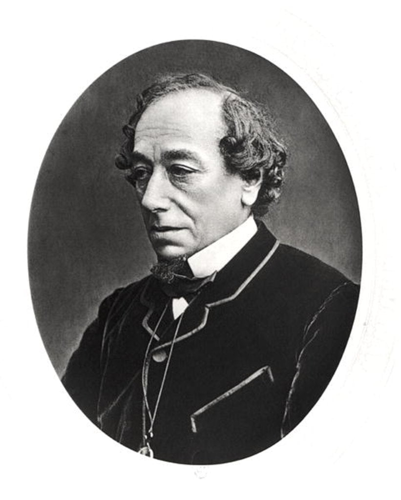 Detail of Benjamin Disraeli c.1874 by English Photographer