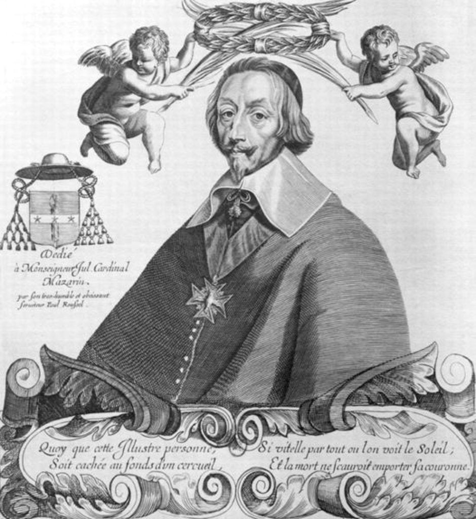 Detail of Portrait of Cardinal de Richelieu by Paul Roussel