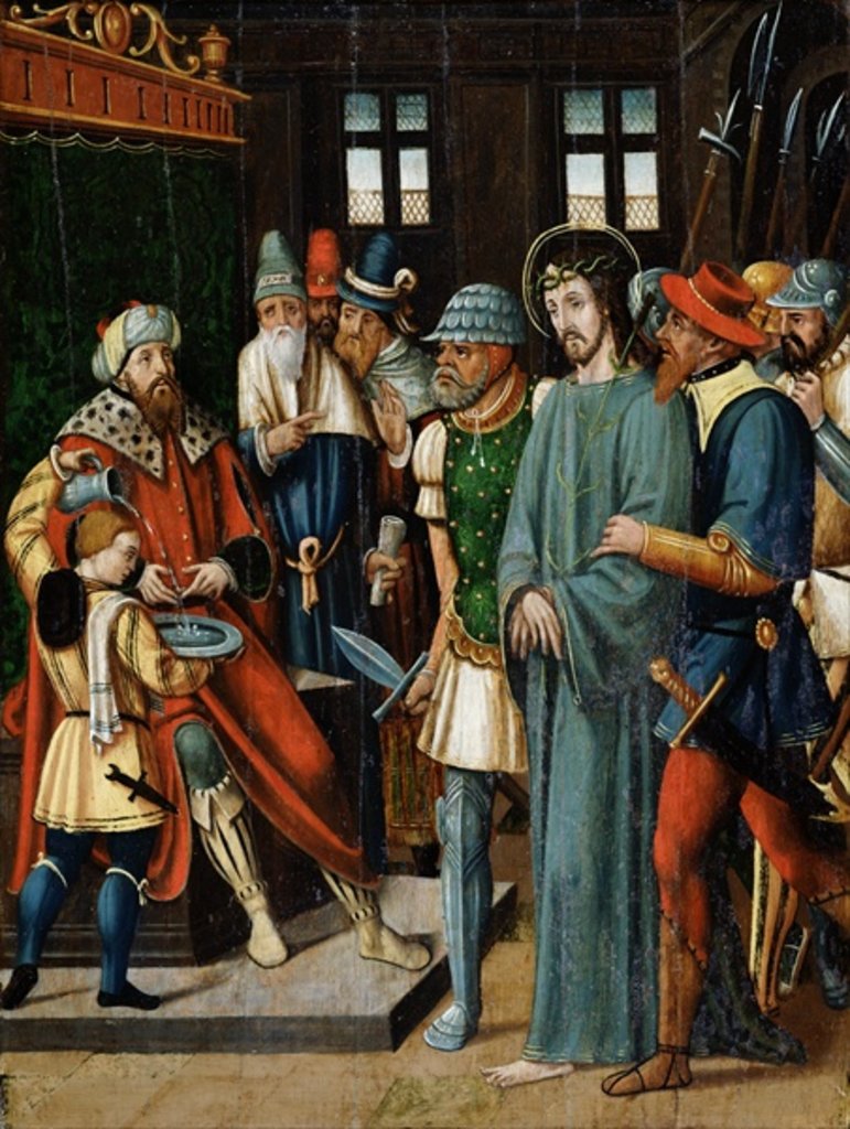 Jesus Before Pilate by French School
