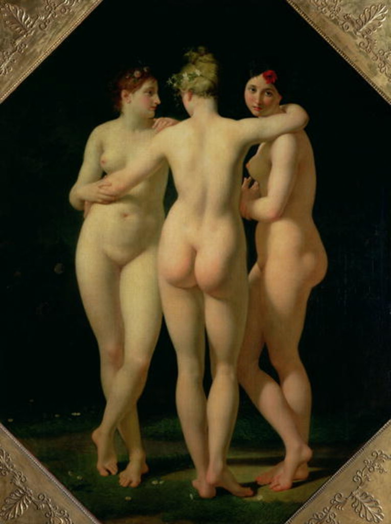 Detail of The Three Graces, 1794 by Jean-Baptiste Regnault