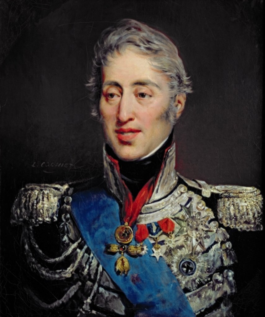 Detail of Portrait of Charles X by Leon Cogniet