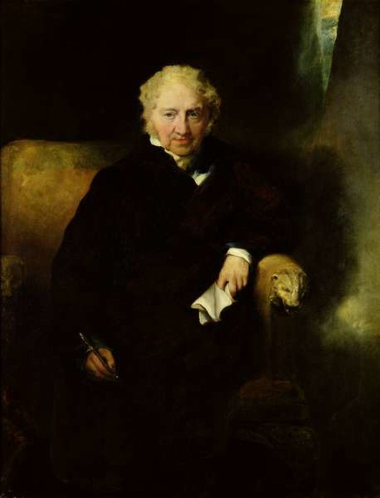 Detail of Portrait of Henry Fuseli (Johann Heinrich Fussli) by Sir Thomas Lawrence
