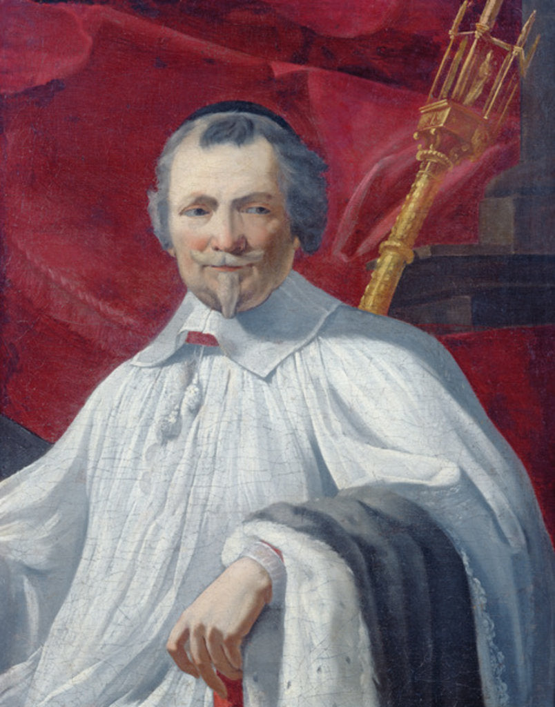 Detail of Portrait of Michel La Masle by Simon Vouet