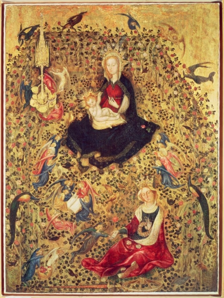 Detail of Madonna with a Rose Bush by Stefano di Giovanni da Verona