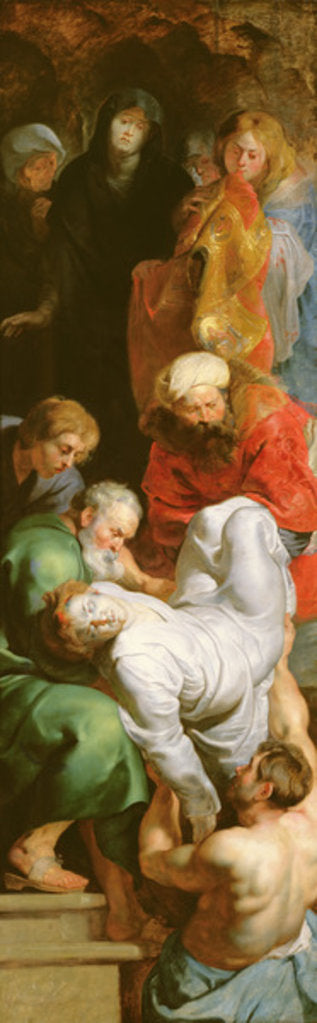 Detail of The Entombment of St. Stephen, from the Triptych of St. Stephen by Peter Paul Rubens