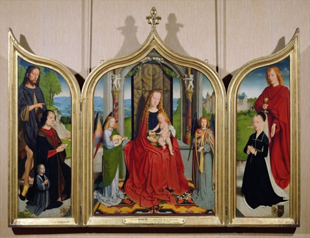 Detail of The Triptych of the Sedano Family, c.1495-98 by Gerard David