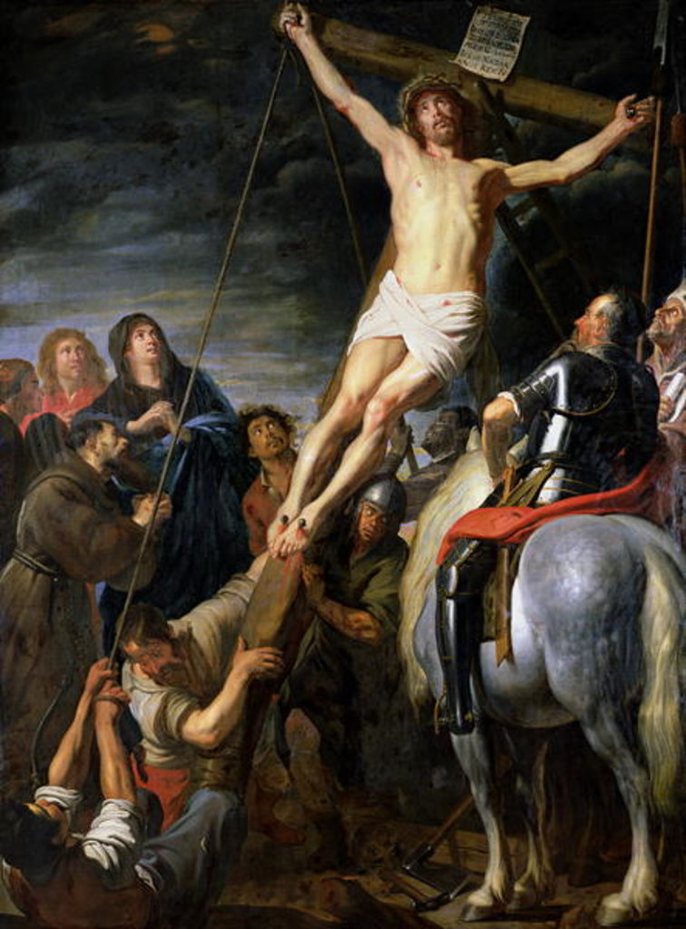 Detail of Raising the Cross by Gaspar de Crayer