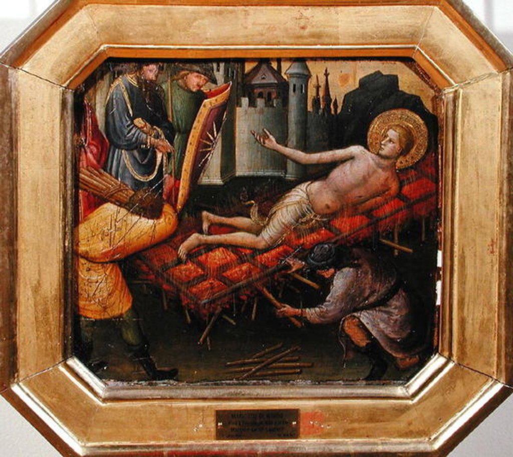 Detail of The Martyrdom of St. Lawrence by Mariotto di Nardo
