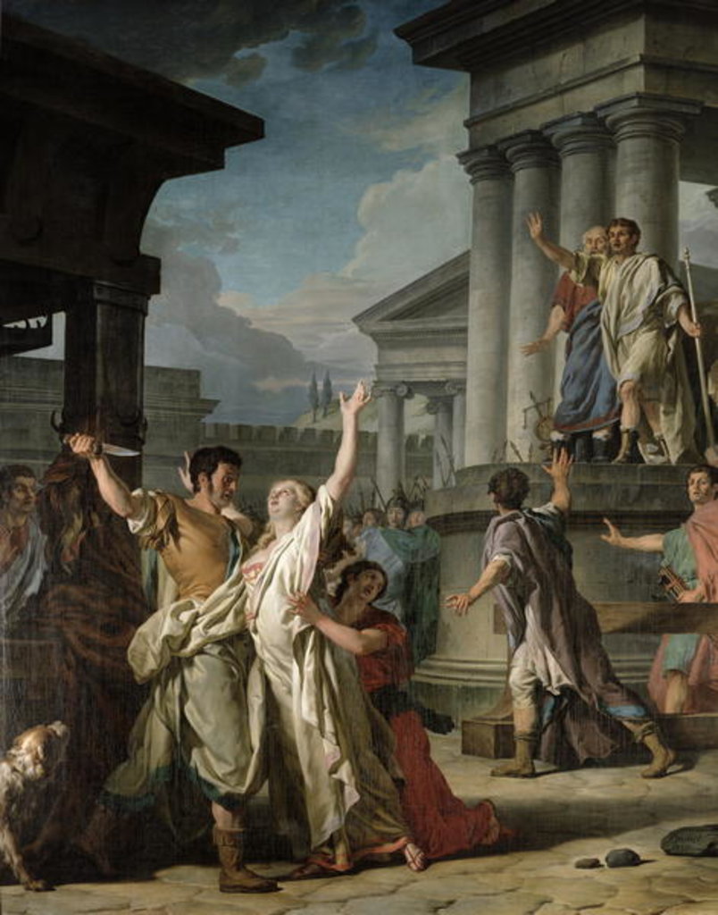 Detail of Virginius About to Kill his Daughter, 1783 by Nicolas Guy Brenet