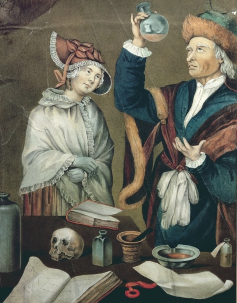 Detail of The Urine Examination by German School