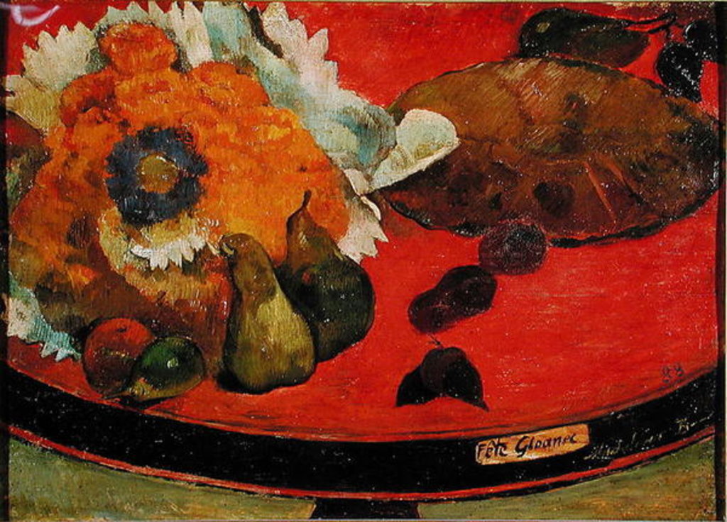 Detail of Fete Gloanec, 1888 by Paul Gauguin