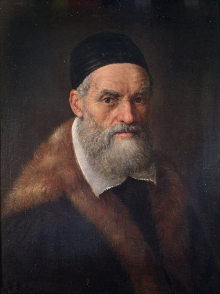 Detail of Self Portrait by Jacopo Bassano