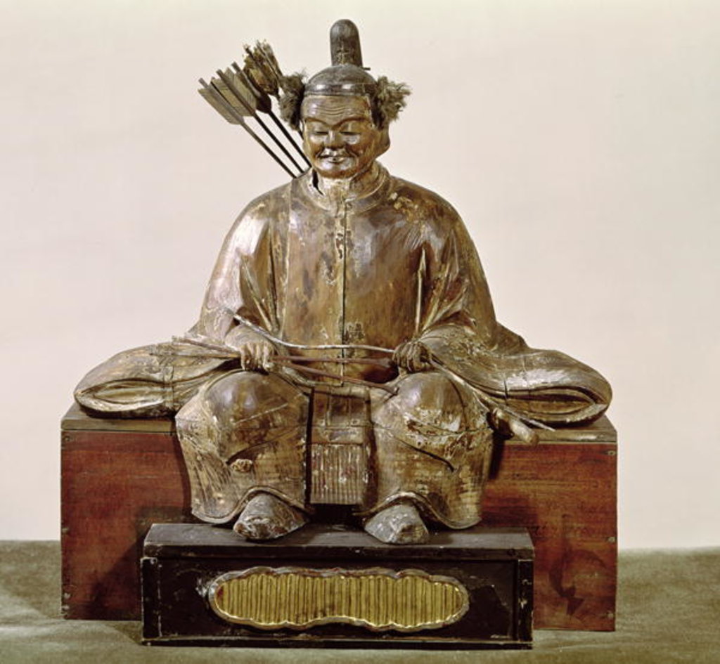 Detail of The Sadaijin in ceremonial costume, Muromachi Period by Japanese School